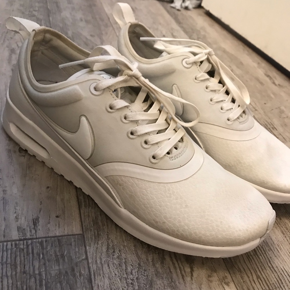 White Nike sneakers